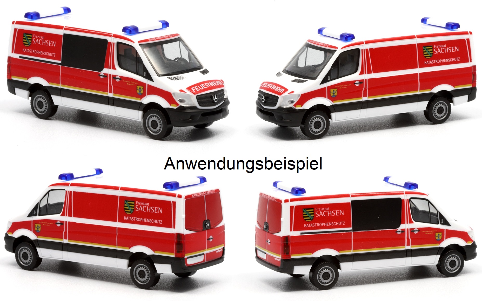 Bodenplatte mit Höherlegung passend für Herpa MB Sprinter 06 und 13