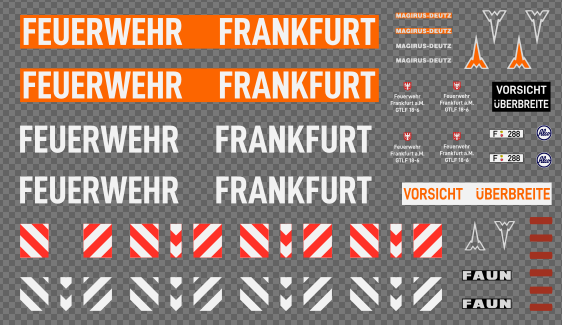 FAUN GTLF 18 FW Frankfurt Main  - BAUSATZ