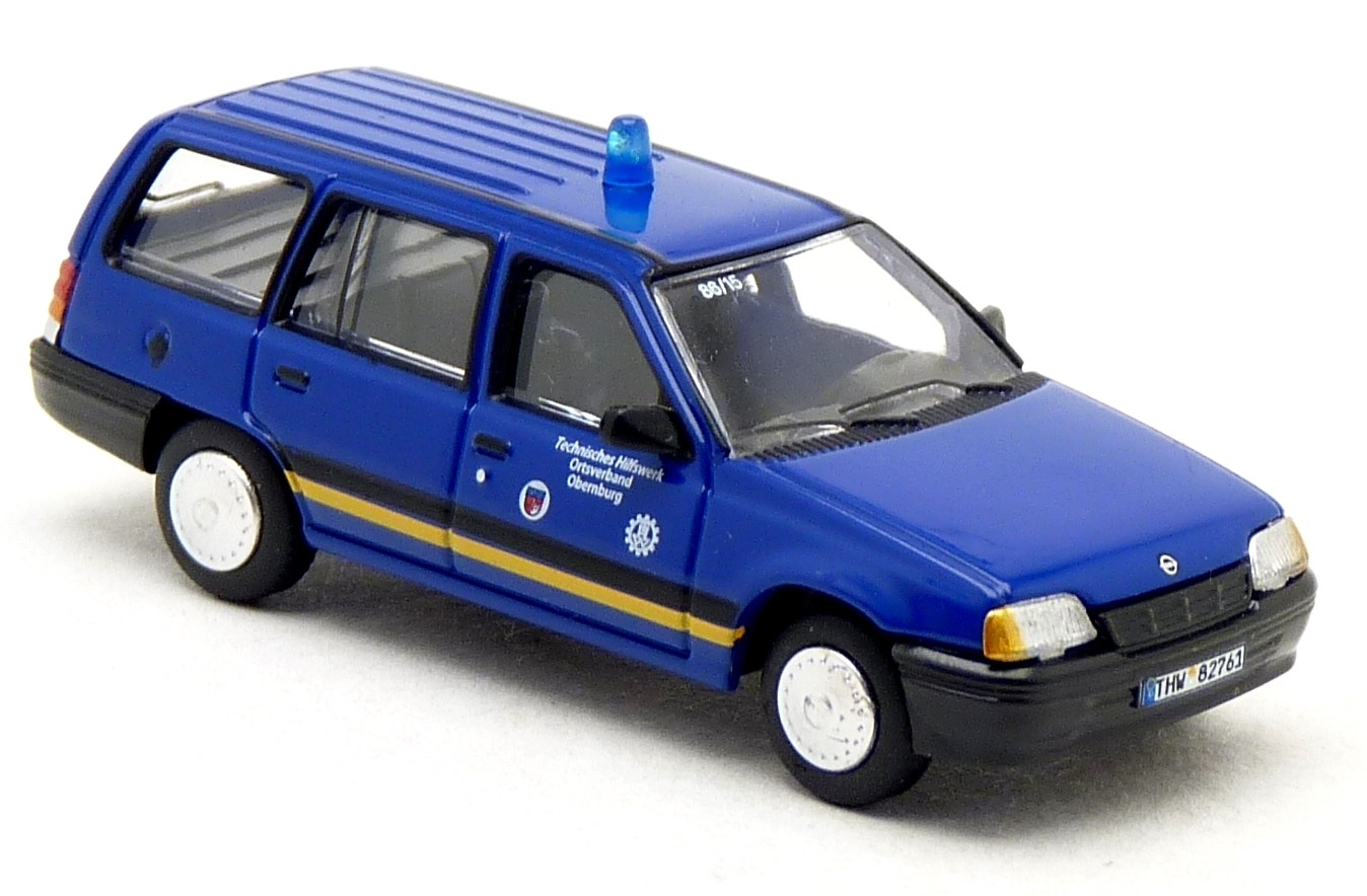 PCX87 871157 Opel Kadett E Caravan THW OV Obernburg