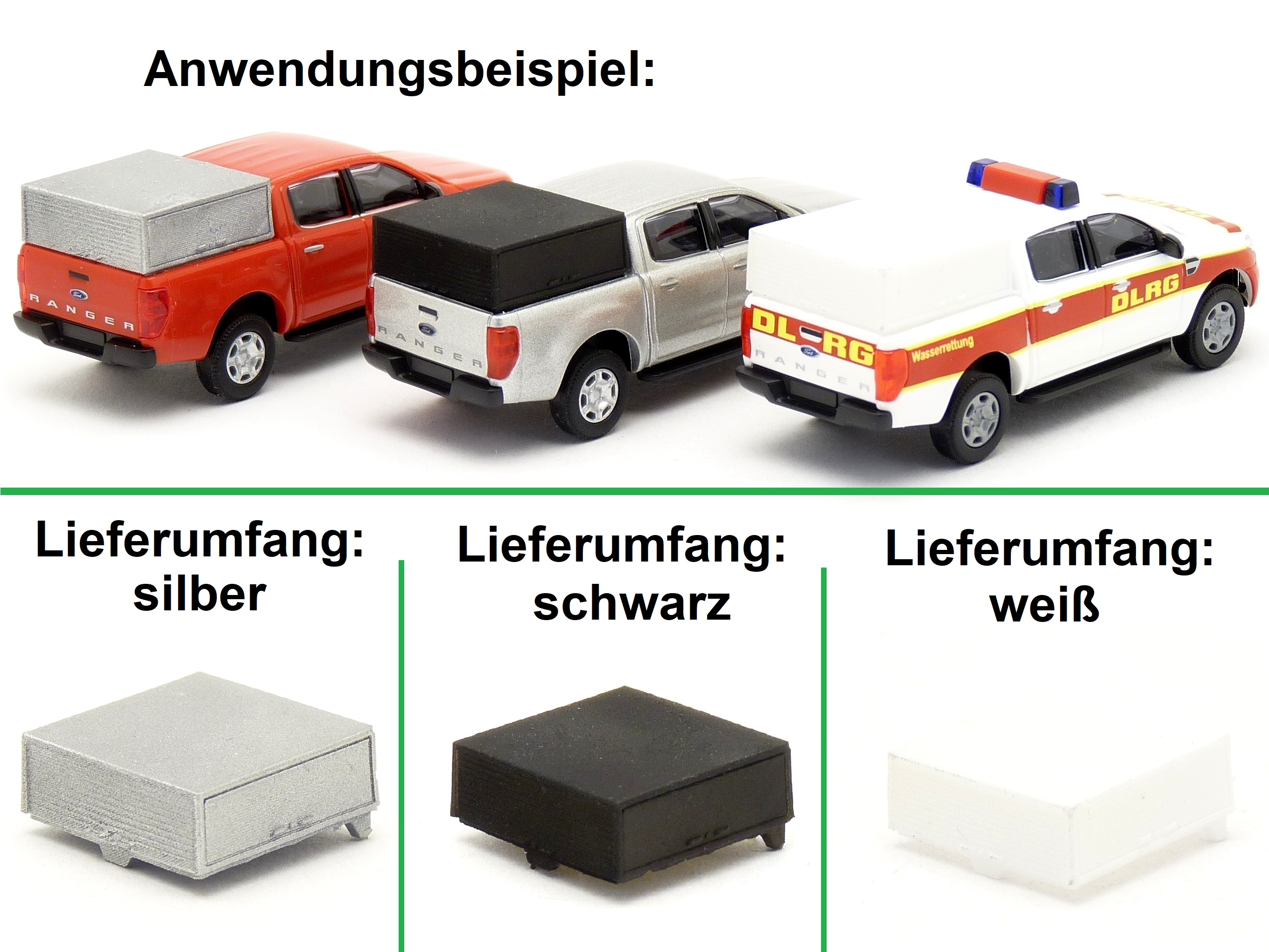 Pickup Gerätekoffer passend für Busch Ford Ranger