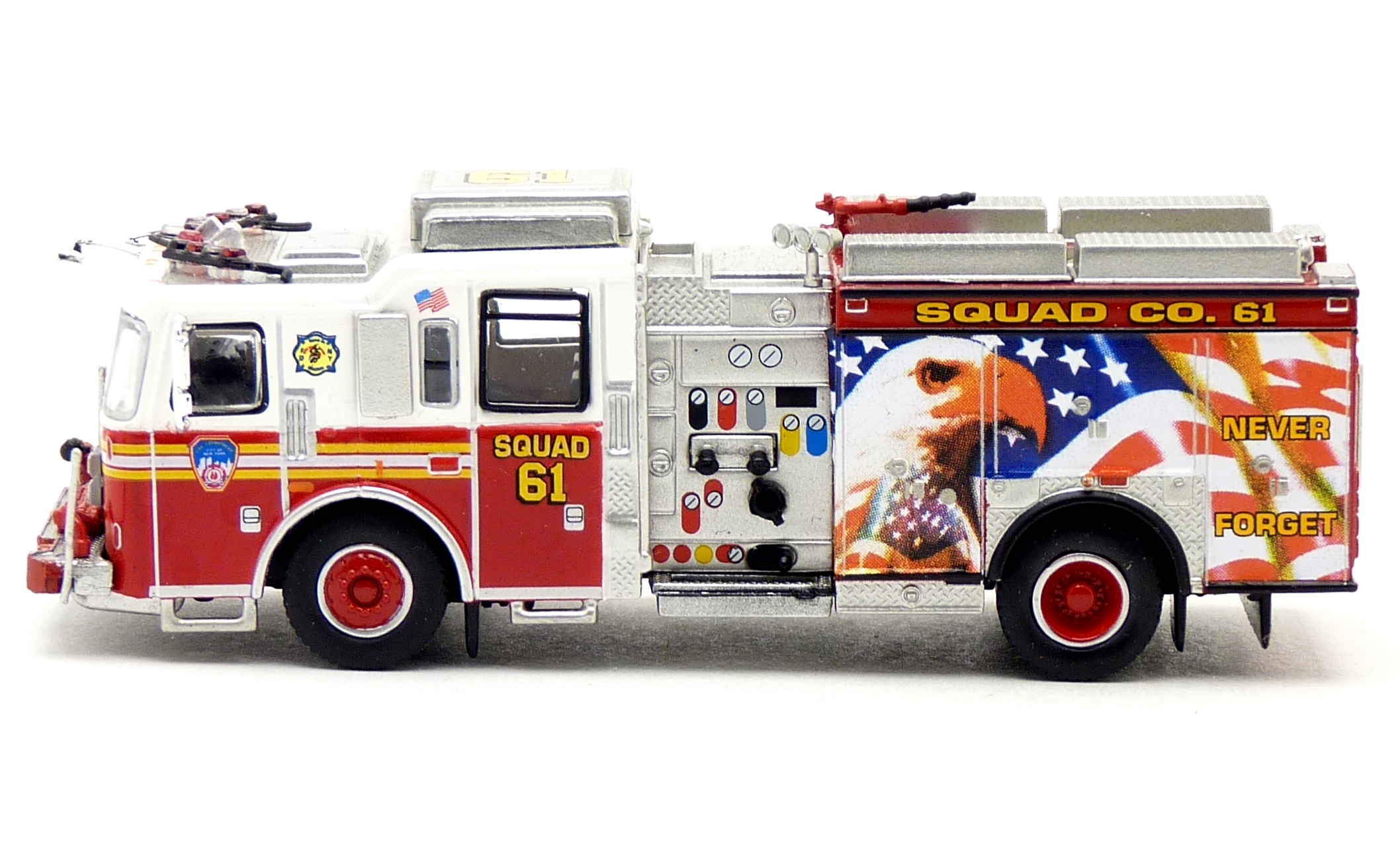PCX87 870842 Seagrave Attacker FDNY Squad 61 Bronx Fire Department New York