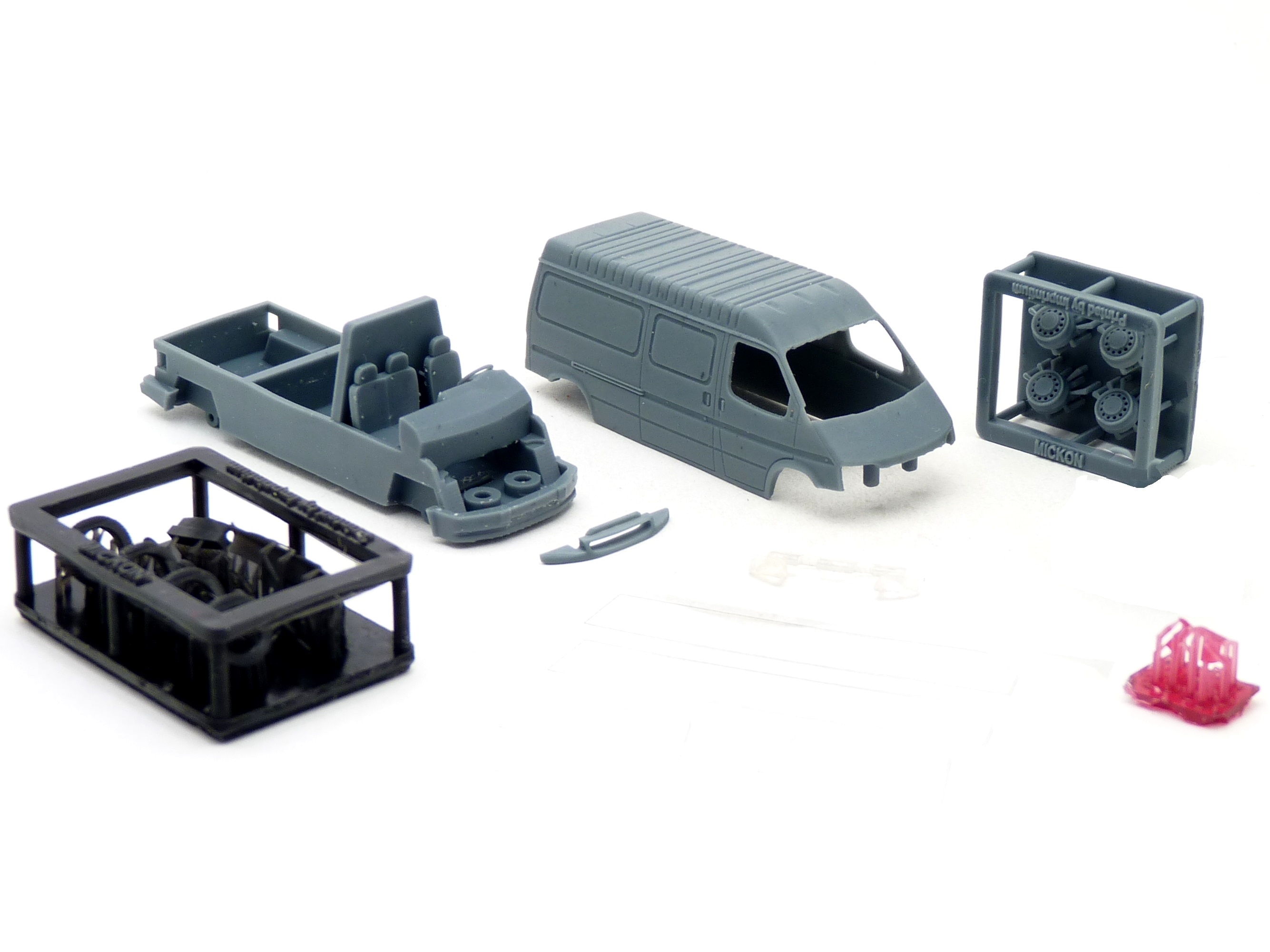 Ford Transit Mk5 LR Kasten mit Hecktüren - BAUSATZ