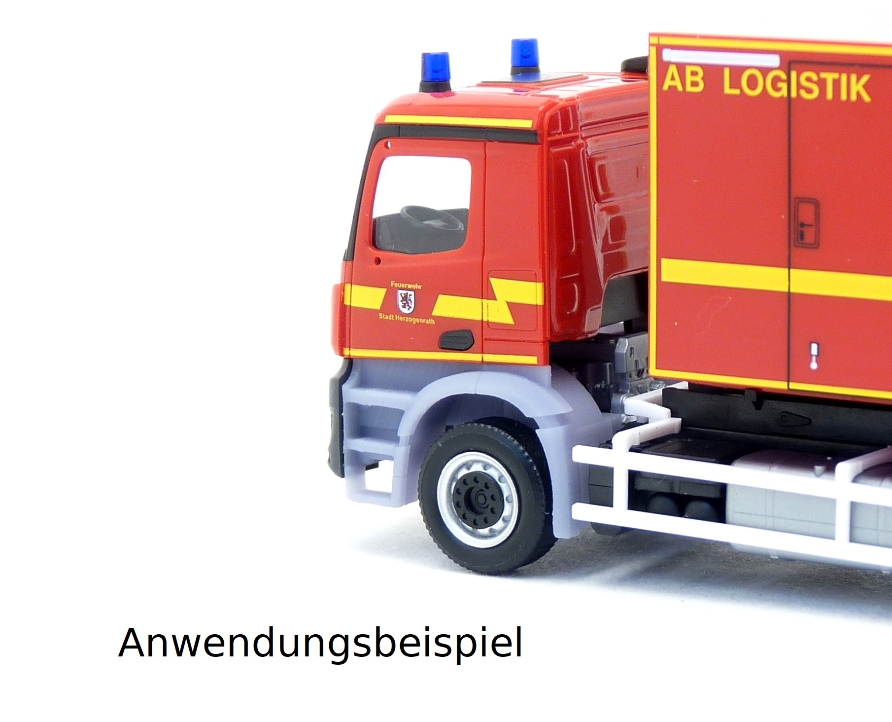 Unterbau mit offenen Trittstufen passend für Herpa MB Arocs M