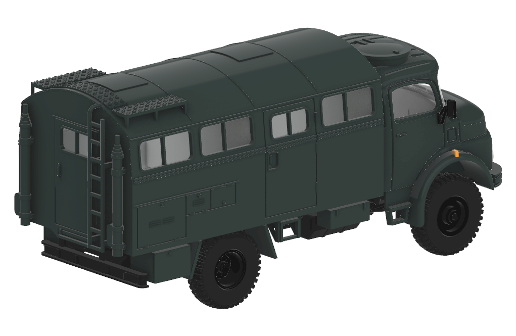 MB LA 911 FuKW BGS Bundesgrenzschutz - BAUSATZ