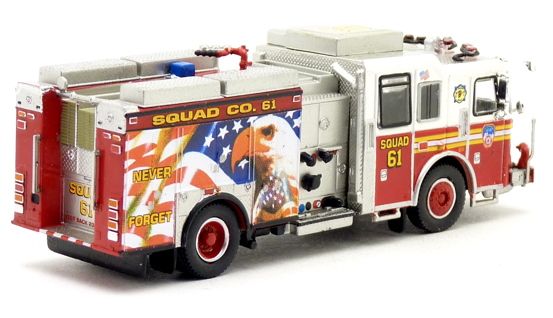 PCX87 870842 Seagrave Attacker FDNY Squad 61 Bronx Fire Department New York