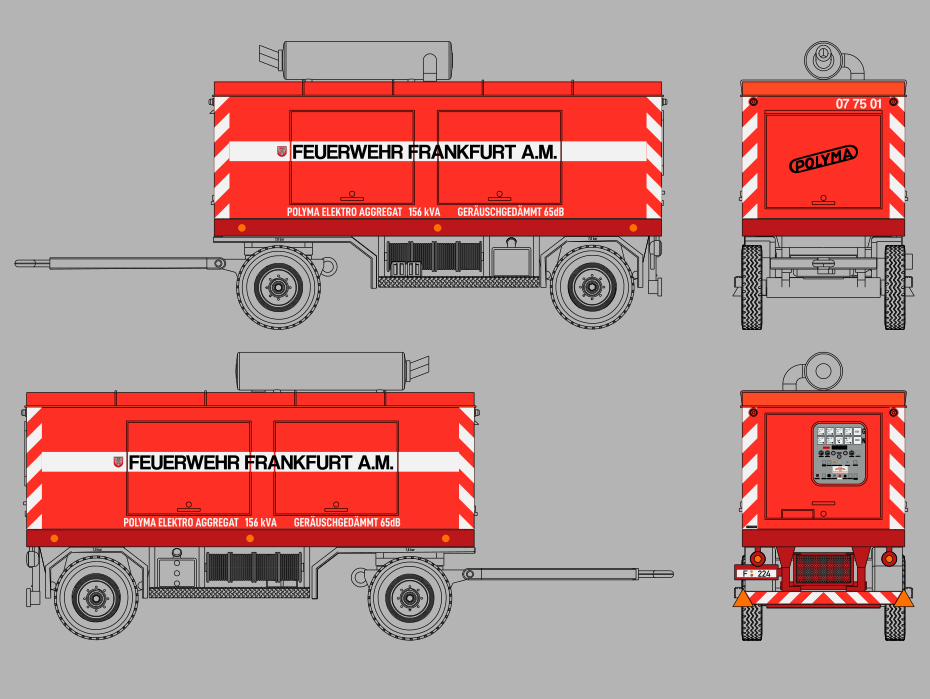 Polyma NEA 156kvA FW Frankfurt Main  - BAUSATZ