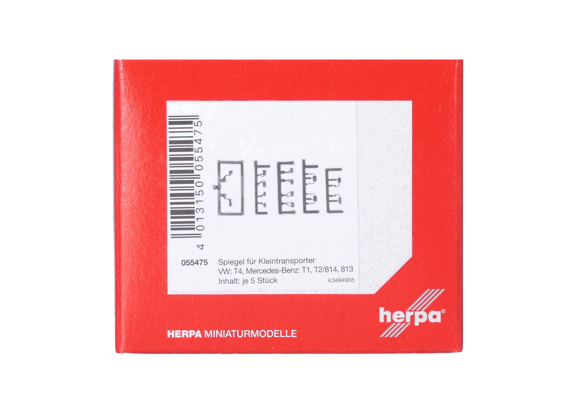 Herpa Spiegel für VW T4, MB T1, MB T1N, MB T2, MB 814, MB 813