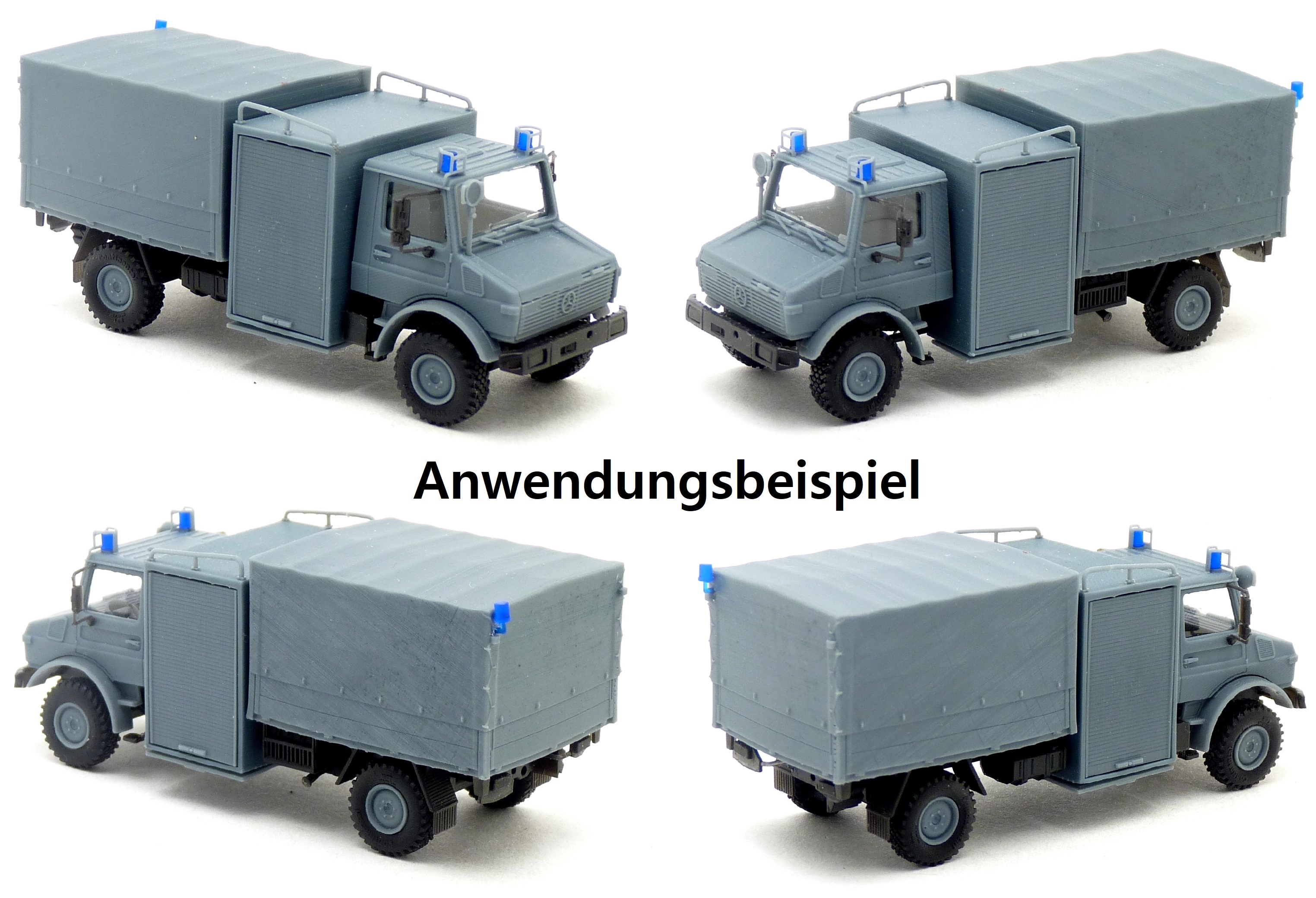 MB Unimog U1550L Lentner SW2000 Bund - BAUSATZ