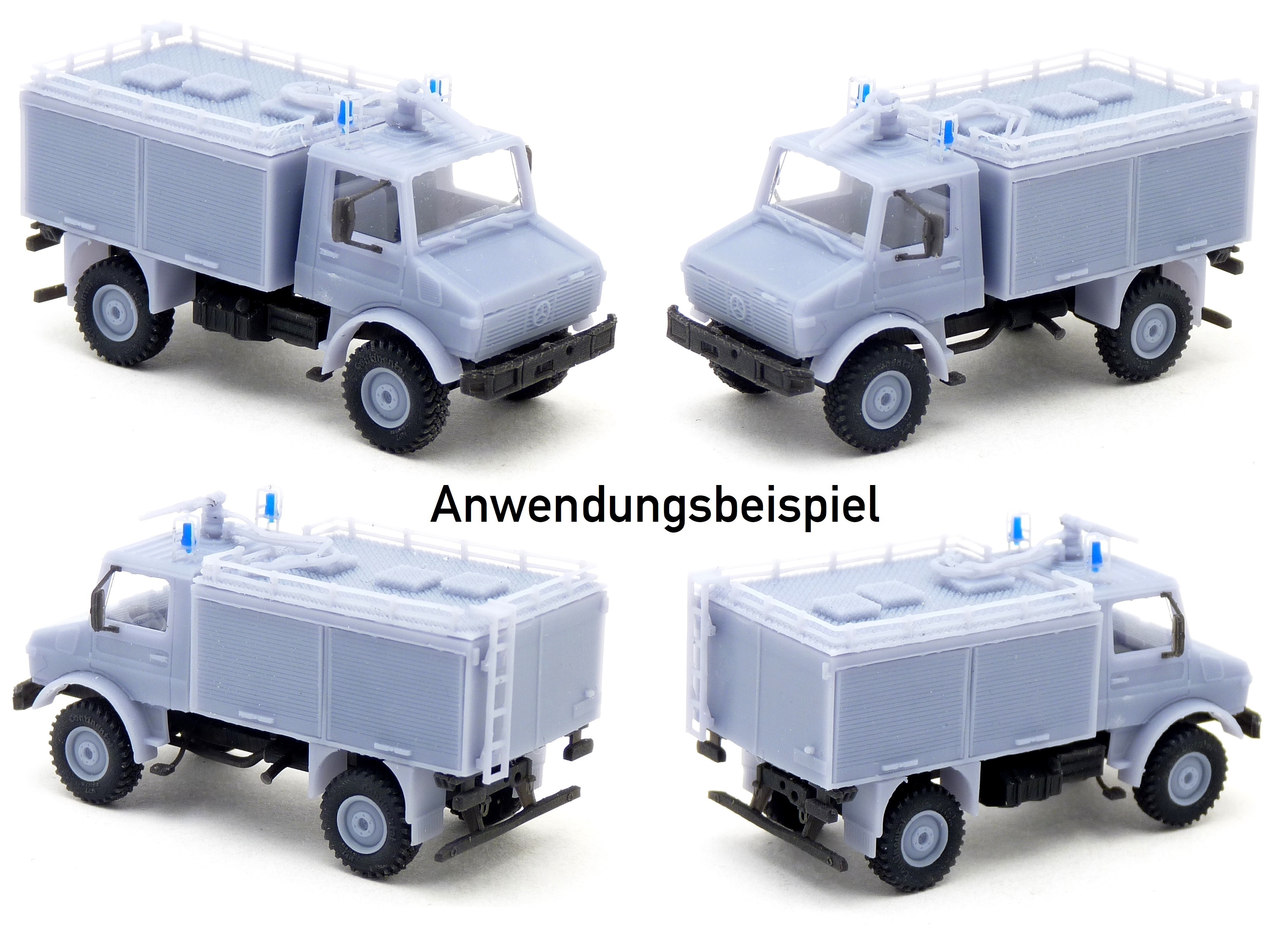 MB Unimog U1300 Ziegler SLF 1200/500P BGS - BAUSATZ