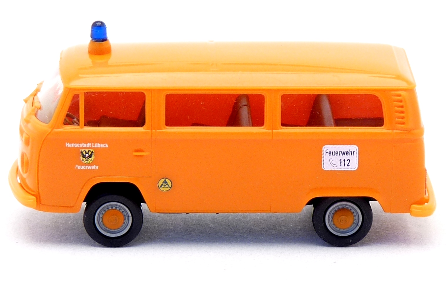 Brekina VW T2 ELW KatS Feuerwehr Lübeck