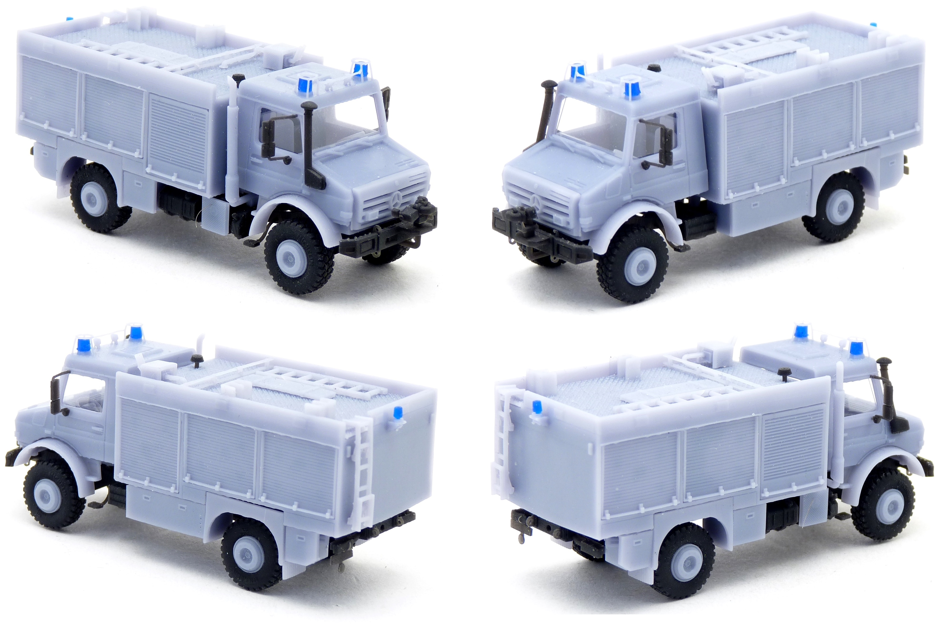 MB Unimog U5000 Ziegler FLF Bundespolizei - BAUSATZ