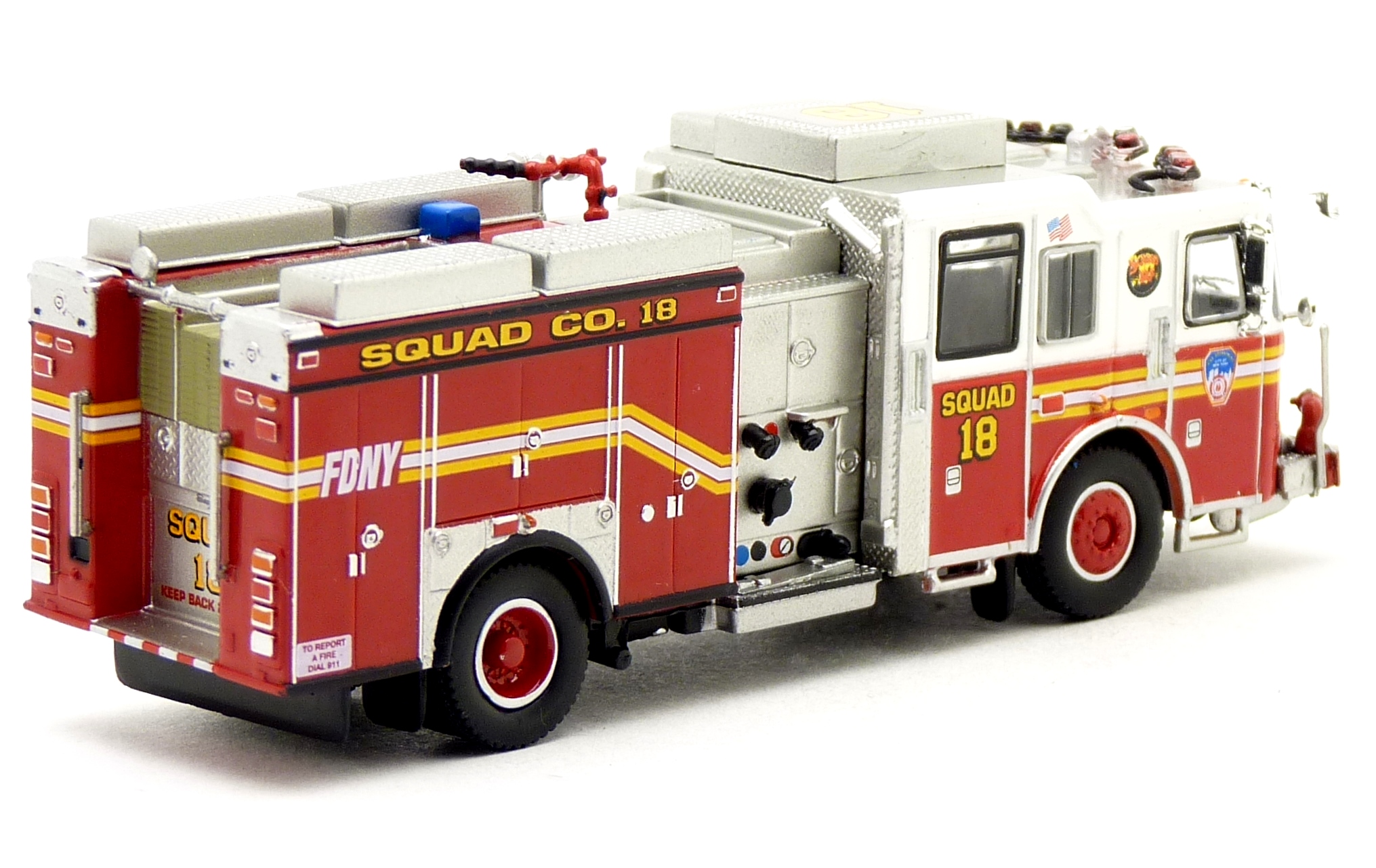 PCX87 870841 Seagrave Attacker FDNY Squad 18 Manhattan Fire Department New York