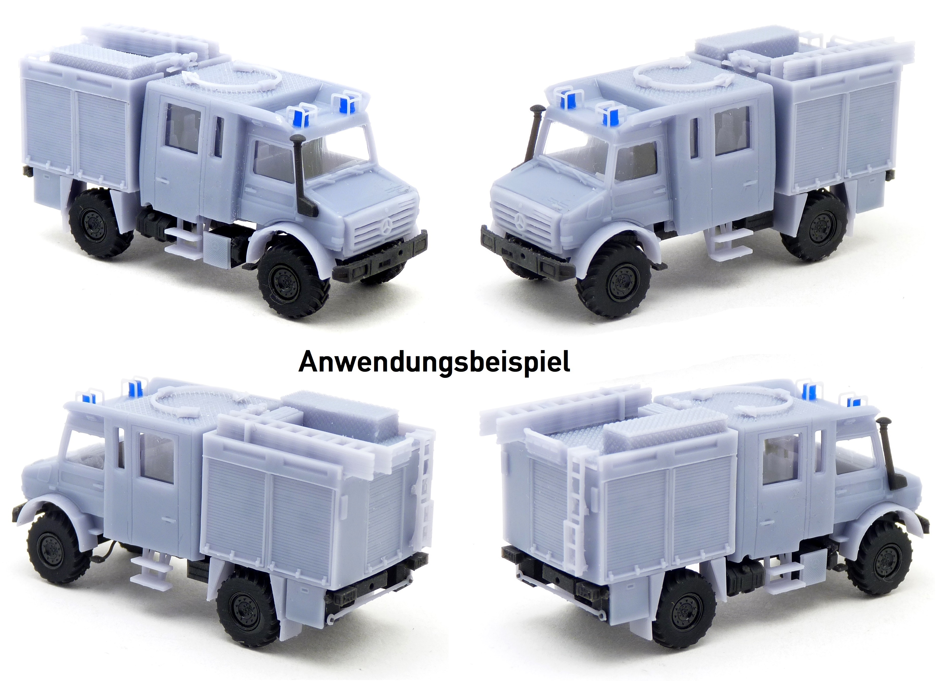 MB Unimog U5000 LF 10 Feuerwehr Löningen - BAUSATZ