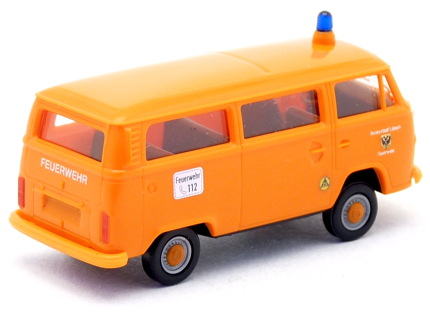Brekina VW T2 ELW KatS Feuerwehr Lübeck