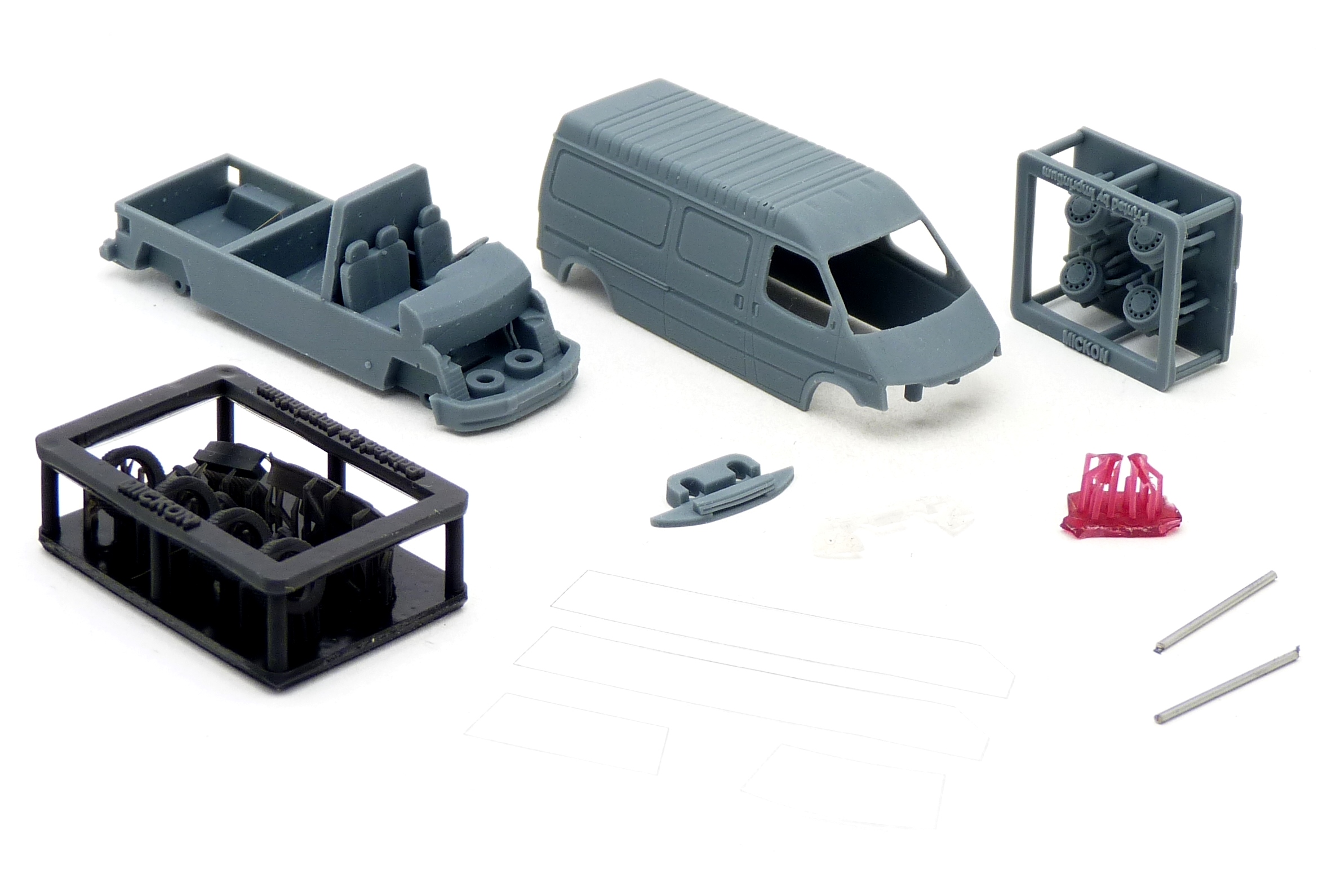 Ford Transit Mk4 LR Kasten mit Hecktüren - BAUSATZ
