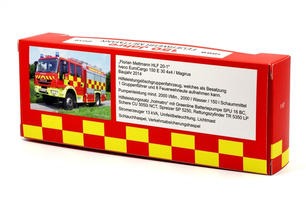 Rietze Iveco Magirus HLF 20 - Feuerwehr Mettmann
