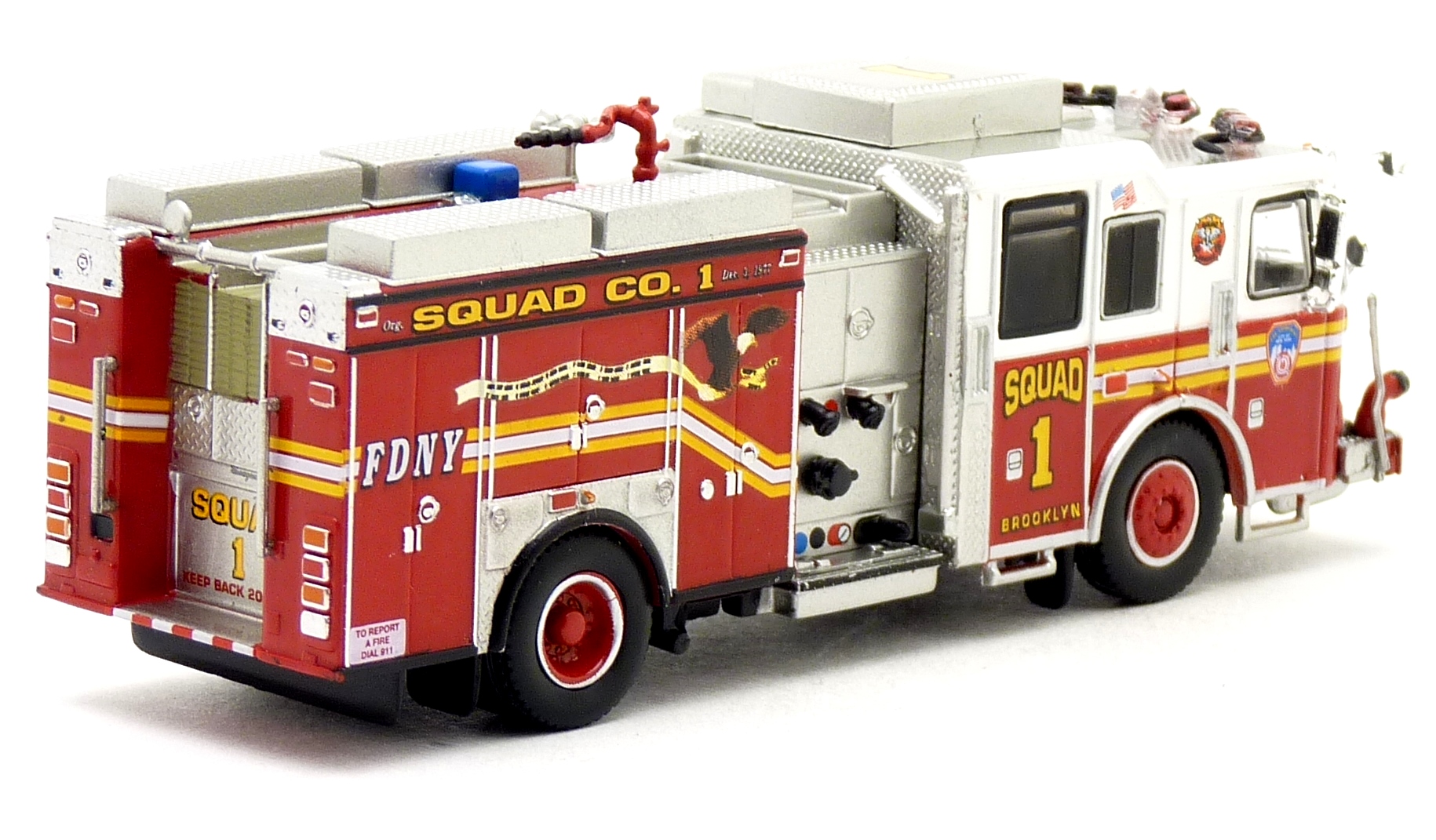 PCX87 870840 Seagrave Attacker FDNY Squad 1 Brooklyn Fire Department New York