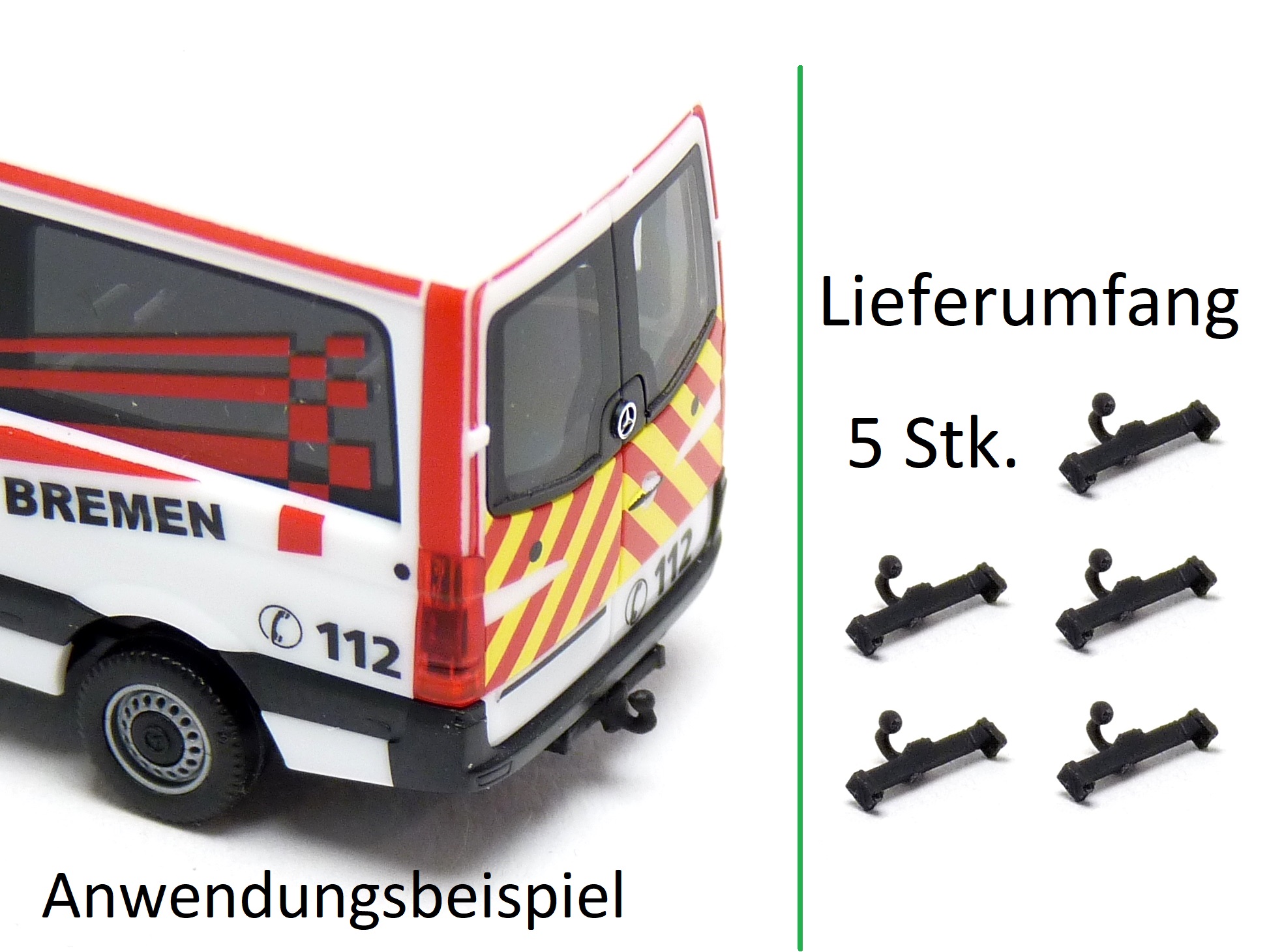 5x Anhängerkupplung für Transporter