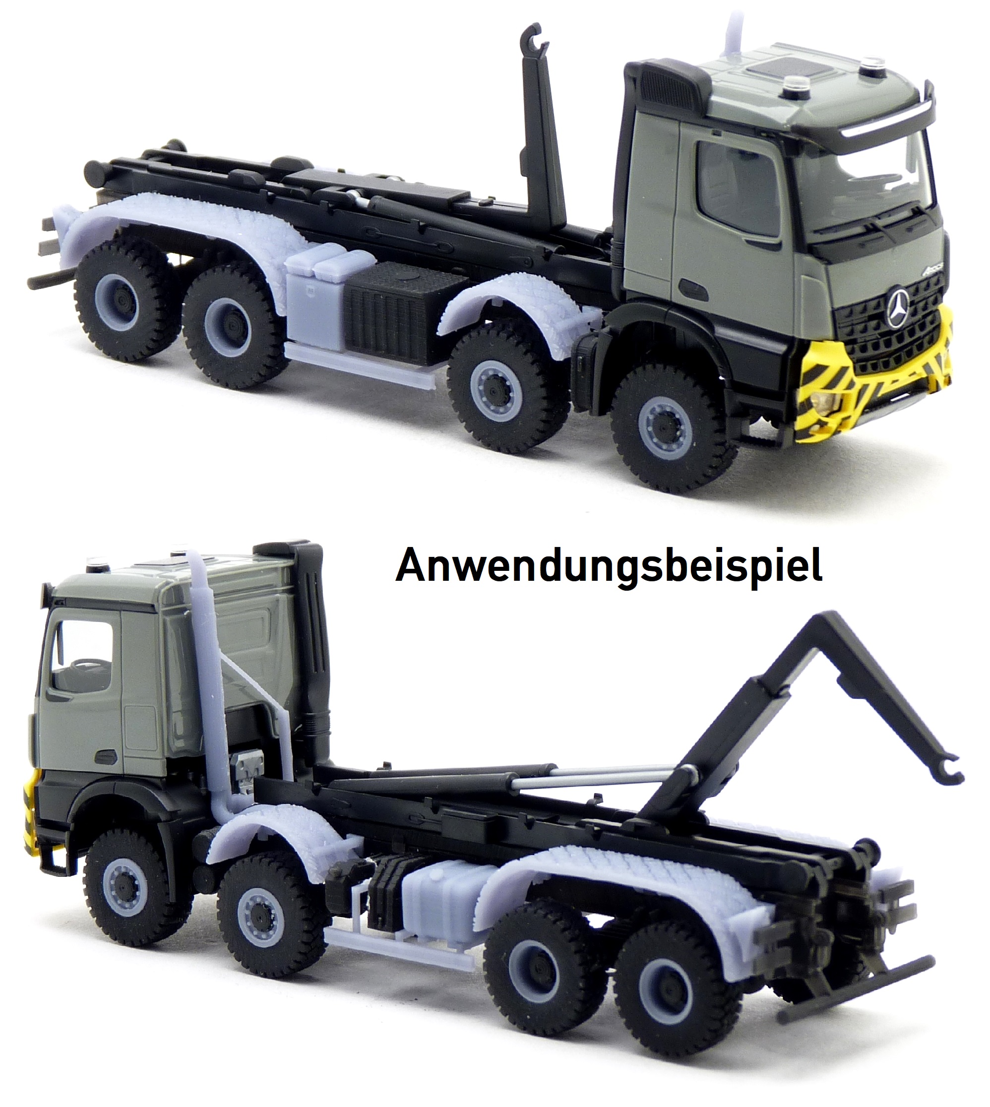 8x8 WLF Fahrgestell passend für MB Arocs Feuerwehr NRW - BAUSATZ