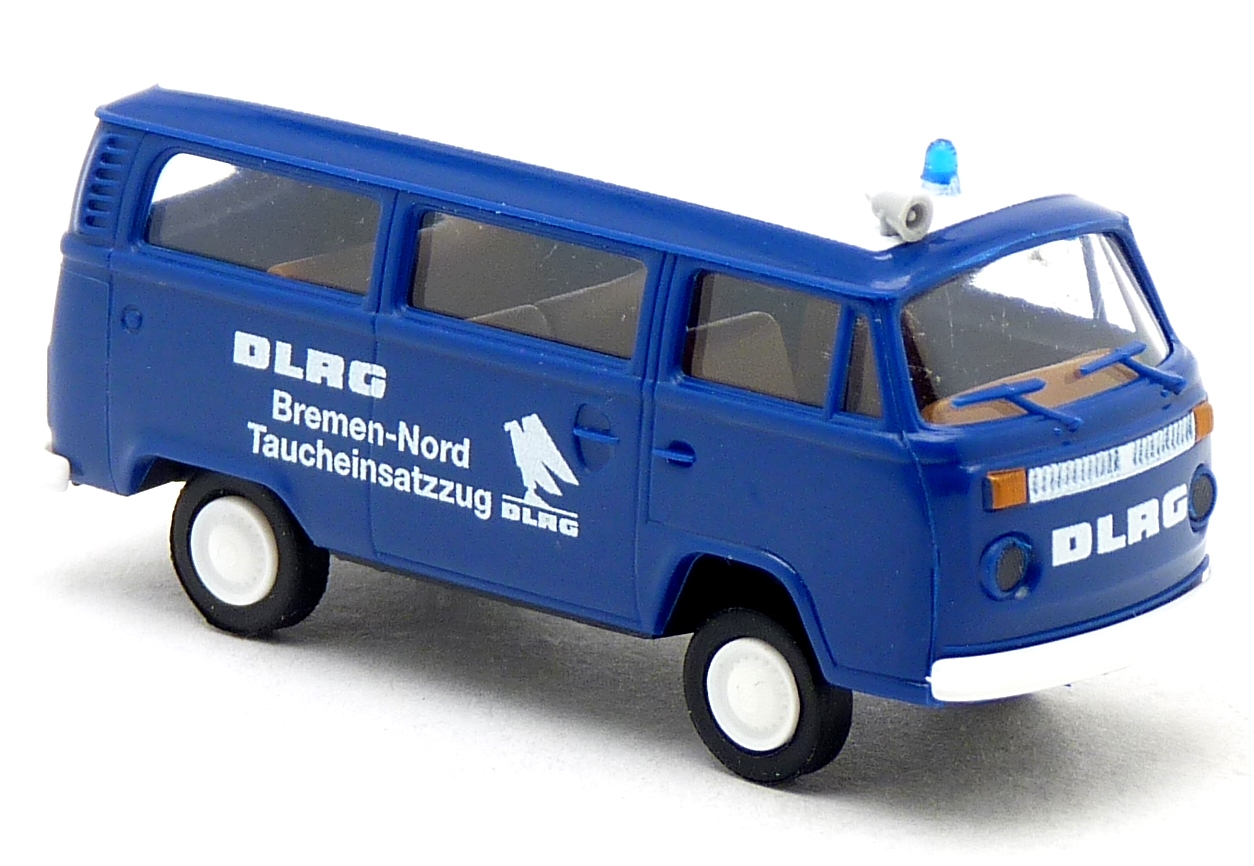 Brekina VW T2 DLRG Bremen Nord Taucher Edition: Wasserrettung Nr 17