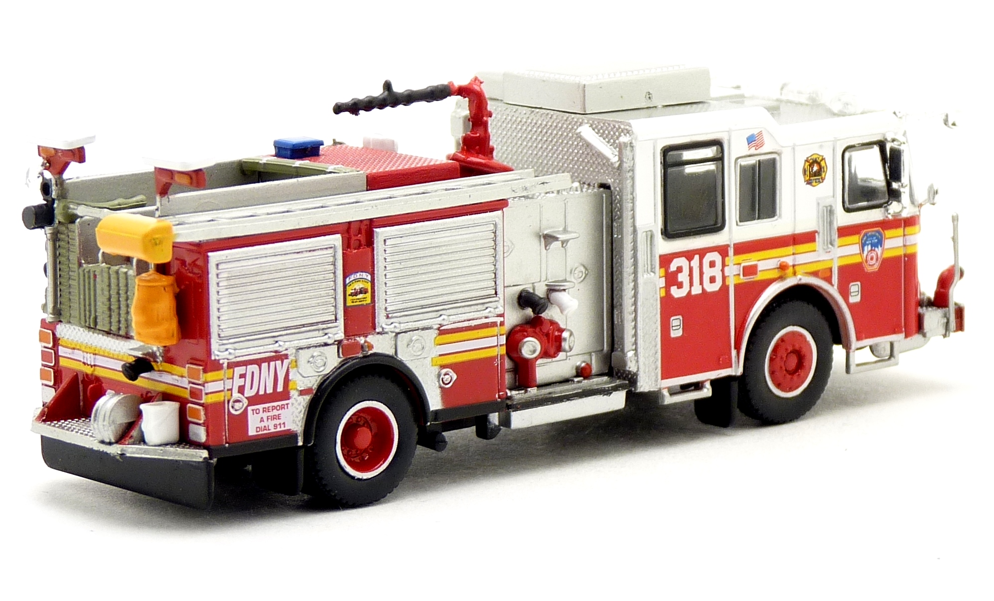 PCX87 870684 Seagrave Marauder II Engine FDNY 318 Brooklyn Fire Department New York