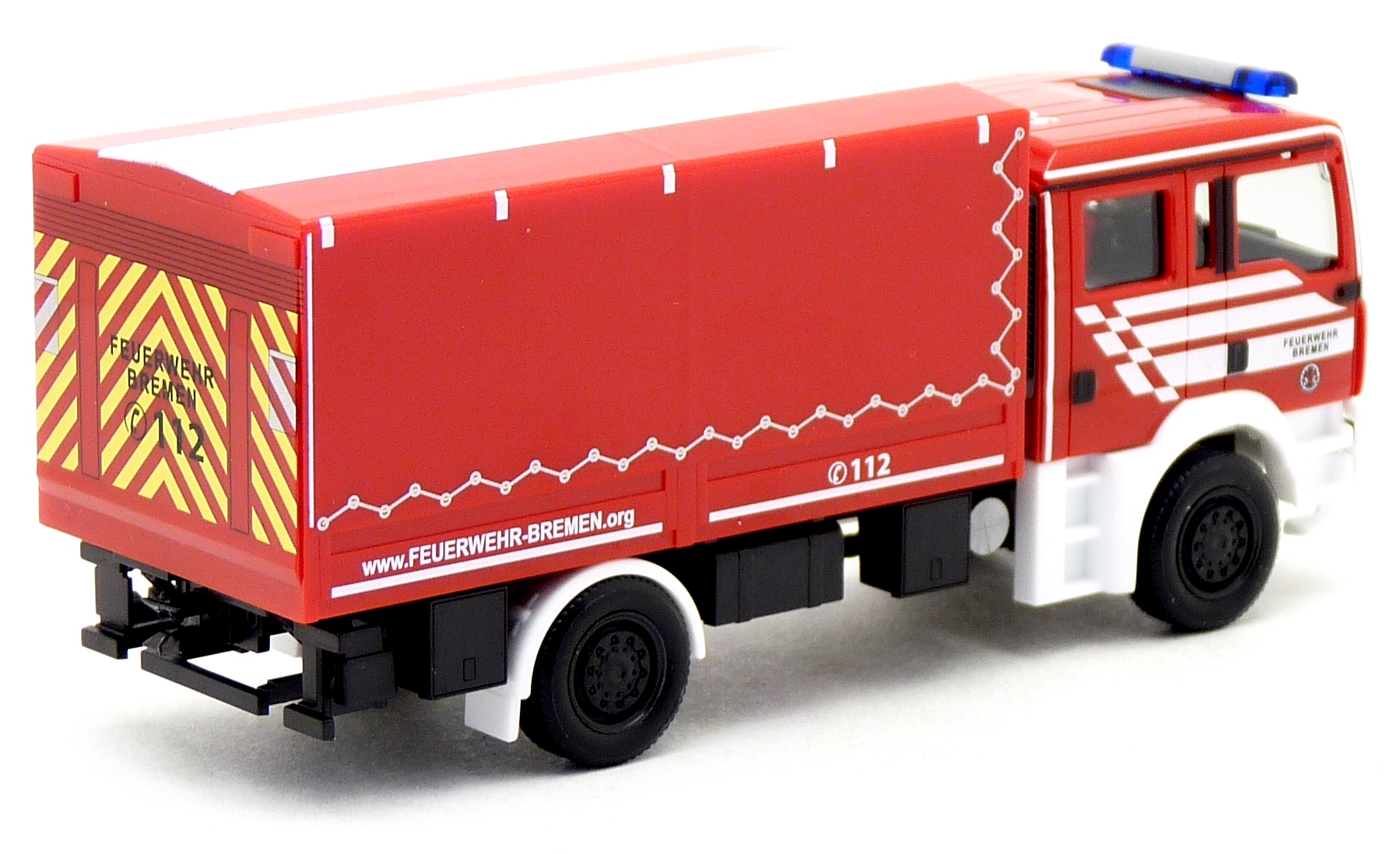 Herpa 098847 MAN TGM GW Dekon Feuerwehr Bremen