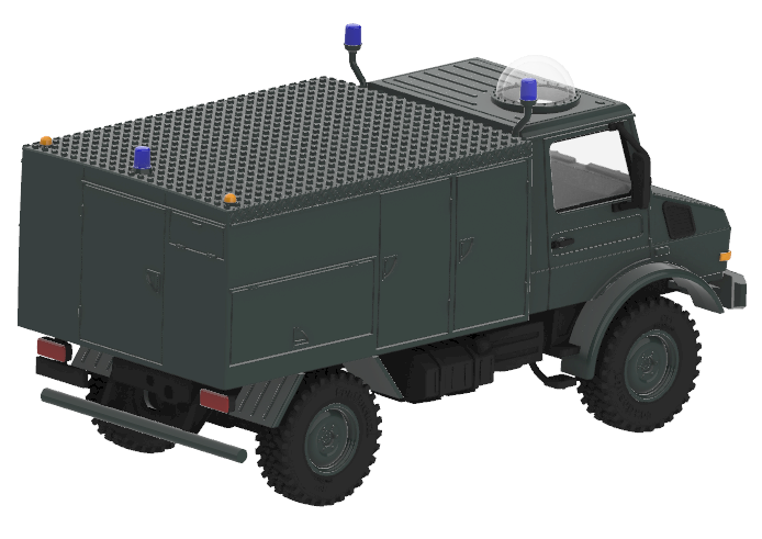 MB Unimog U1300 Metz TroLF 750 BGS - BAUSATZ