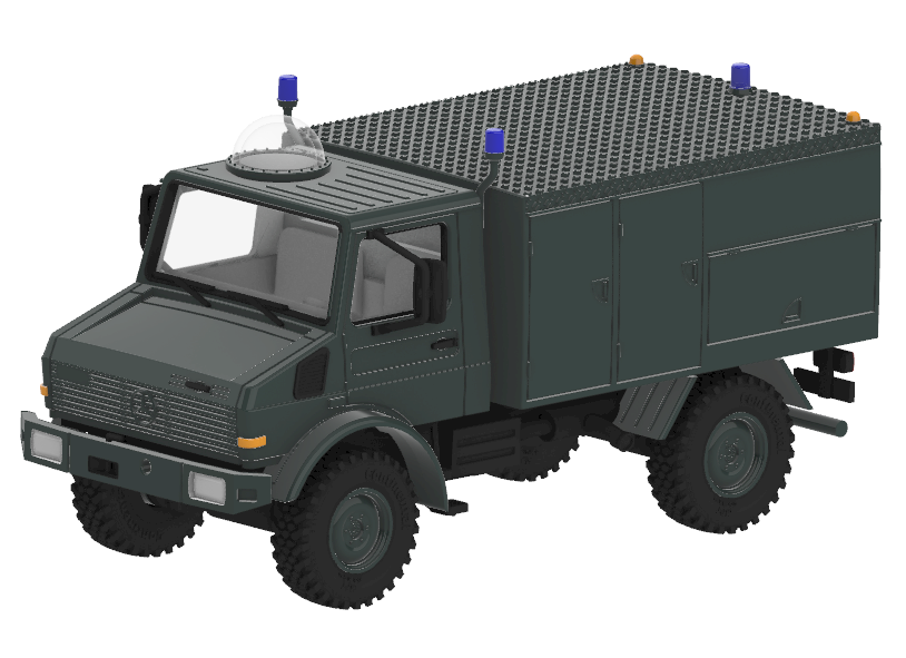 MB Unimog U1300 Metz TroLF 750 BGS - BAUSATZ