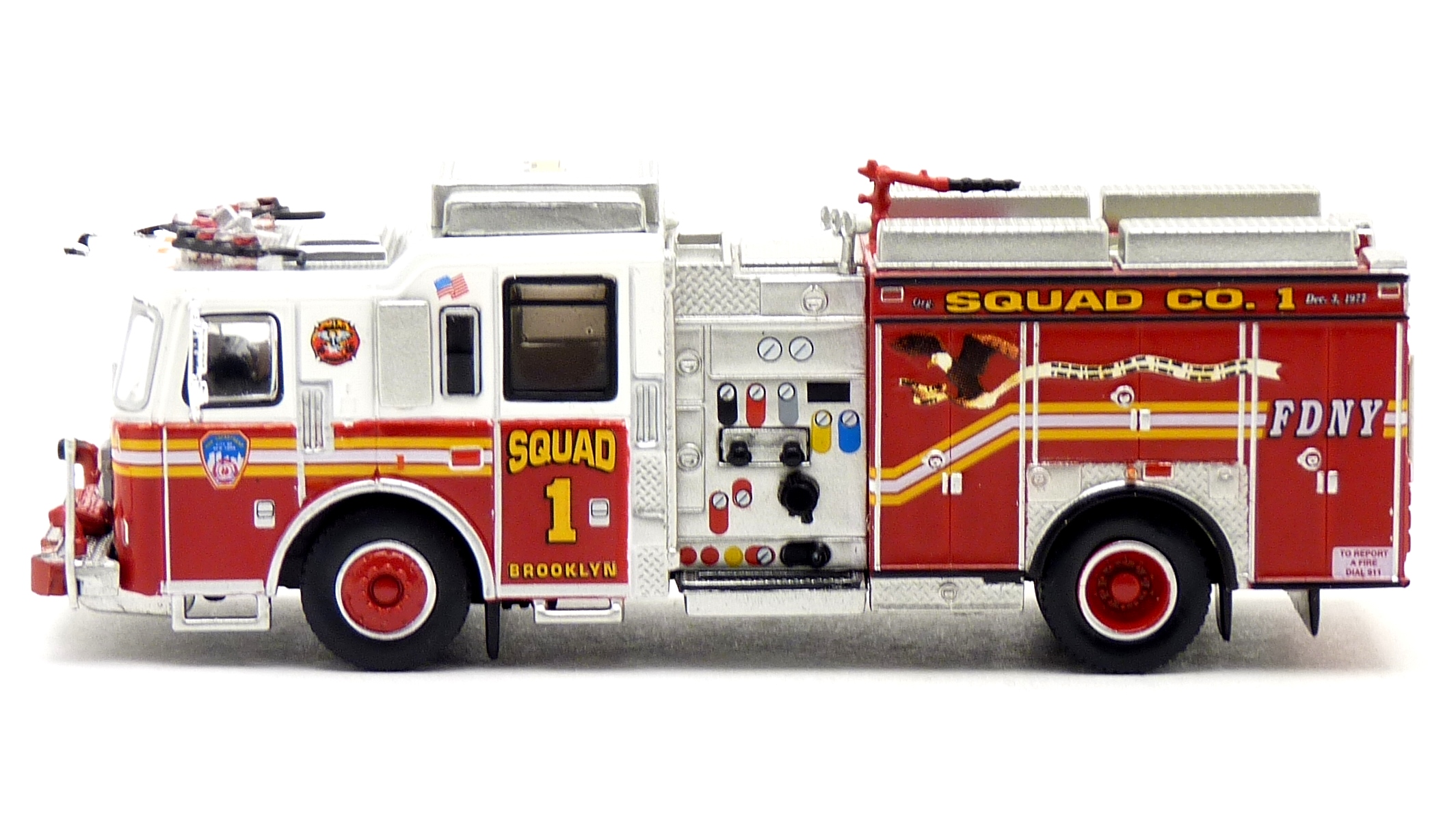 PCX87 870840 Seagrave Attacker FDNY Squad 1 Brooklyn Fire Department New York