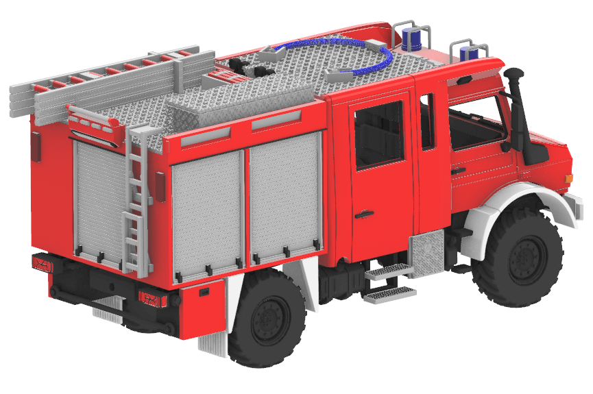 MB Unimog U5000 LF 10 Feuerwehr Löningen - BAUSATZ
