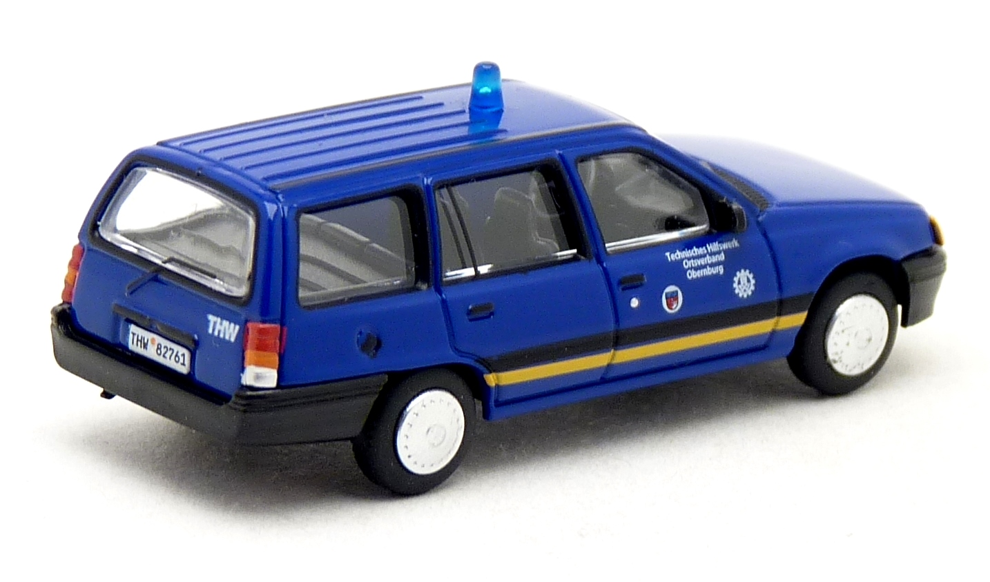 PCX87 871157 Opel Kadett E Caravan THW OV Obernburg