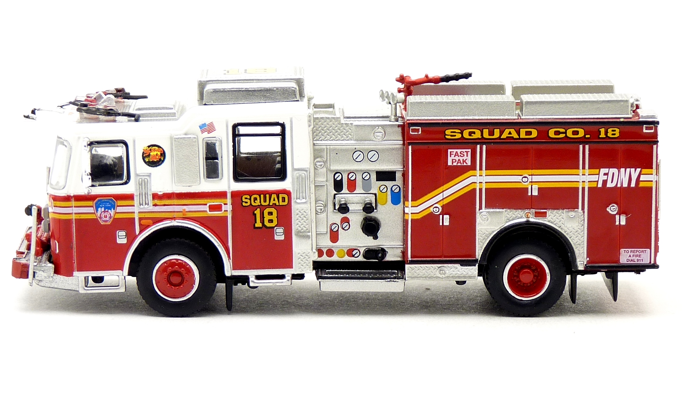 PCX87 870841 Seagrave Attacker FDNY Squad 18 Manhattan Fire Department New York