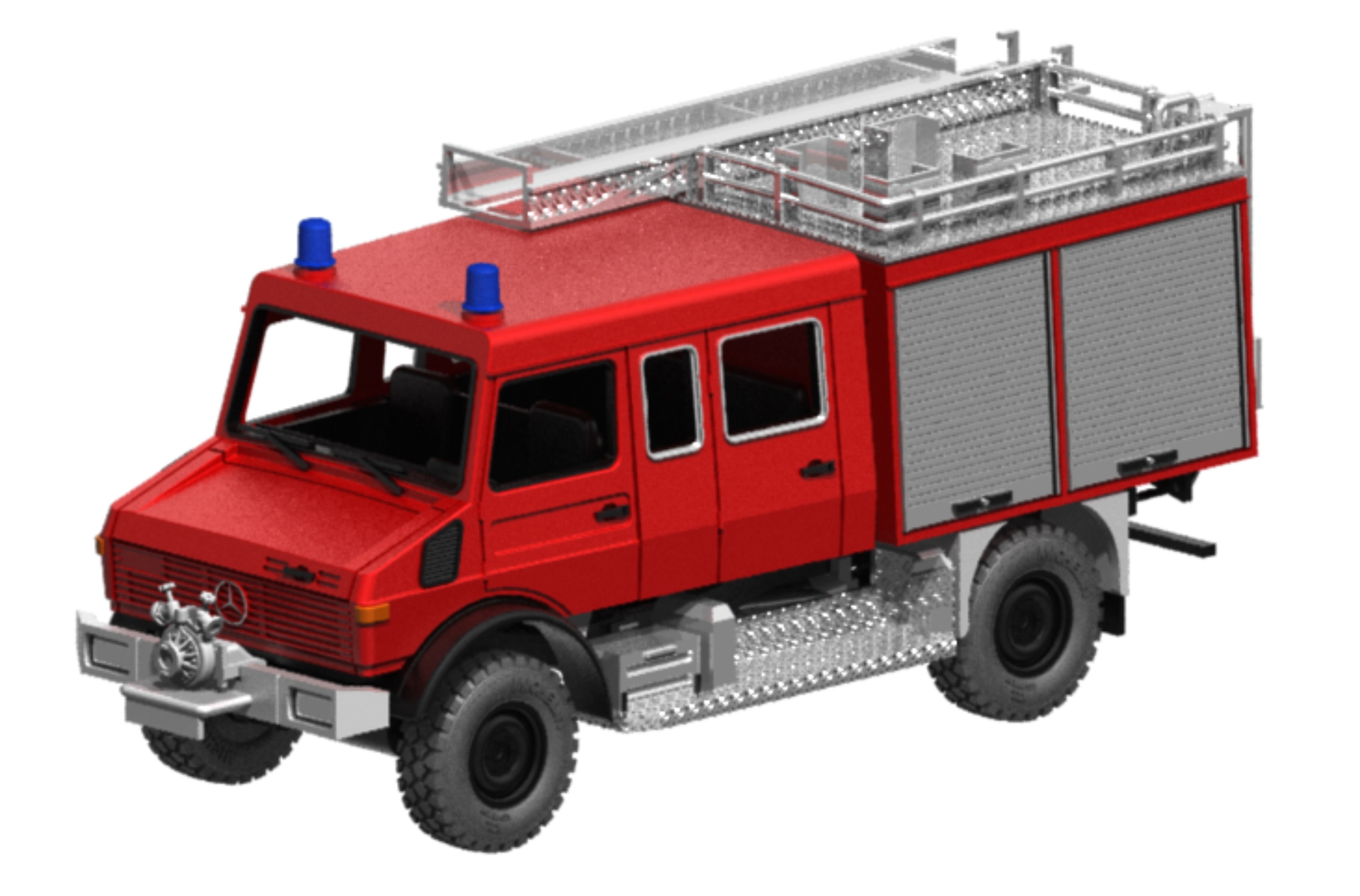 MB Unimog U1300 LF 8 Ziegler - BAUSATZ