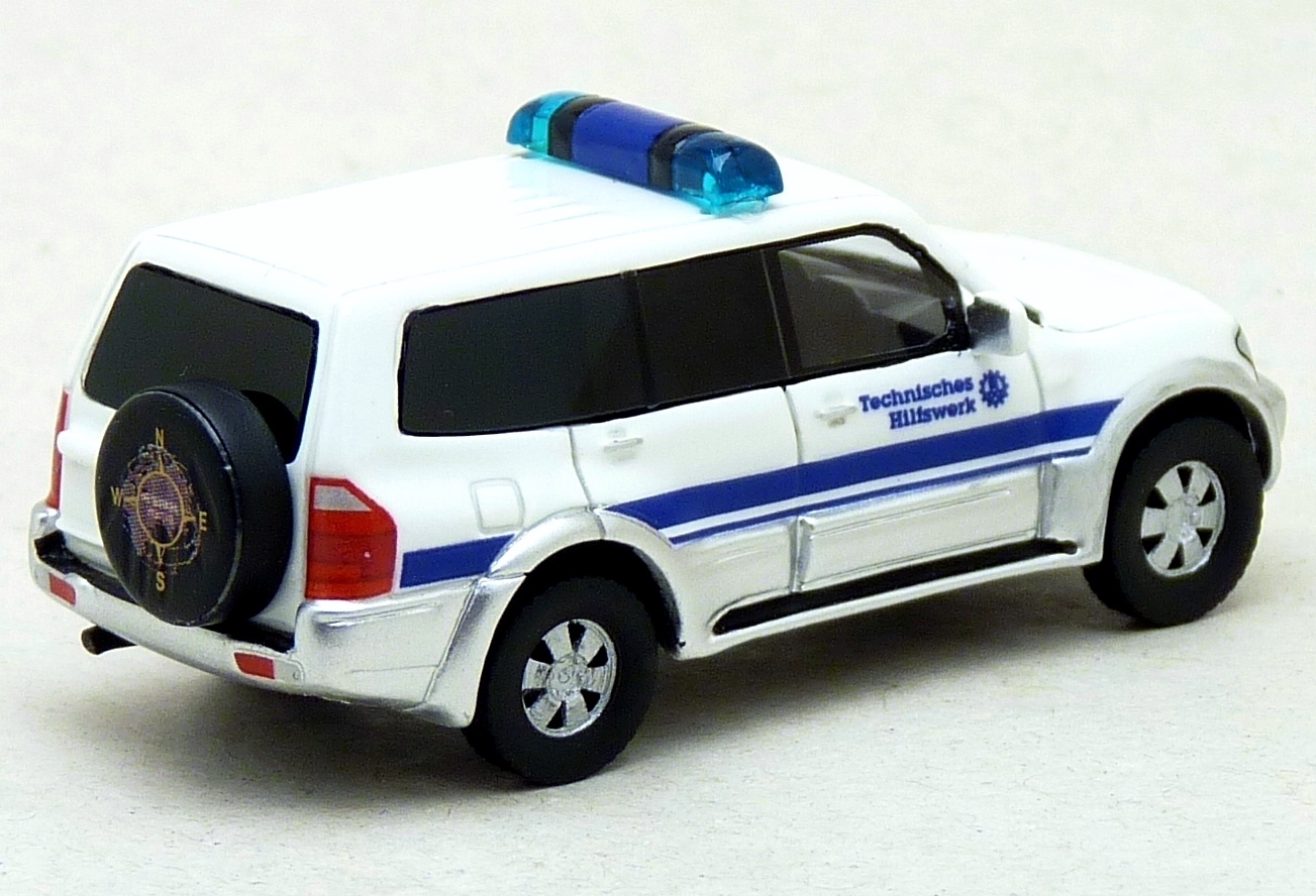 BoS 87896 Mitsubishi Pajero THW Weitverkehrstrupp