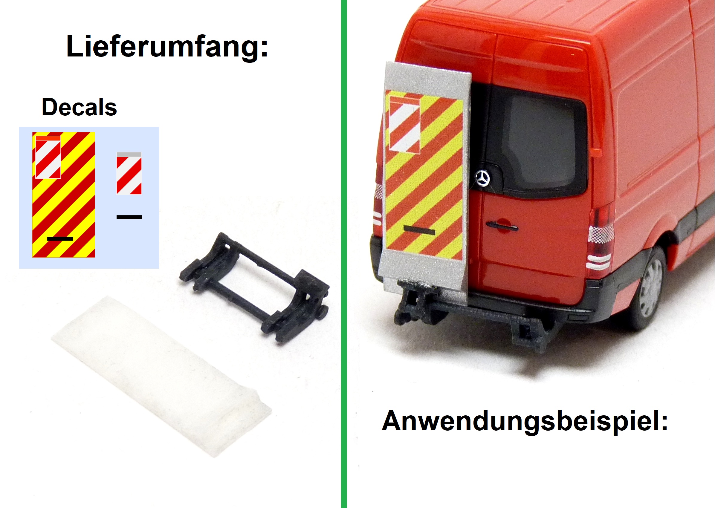 Ladebordwand für Transporter - klein