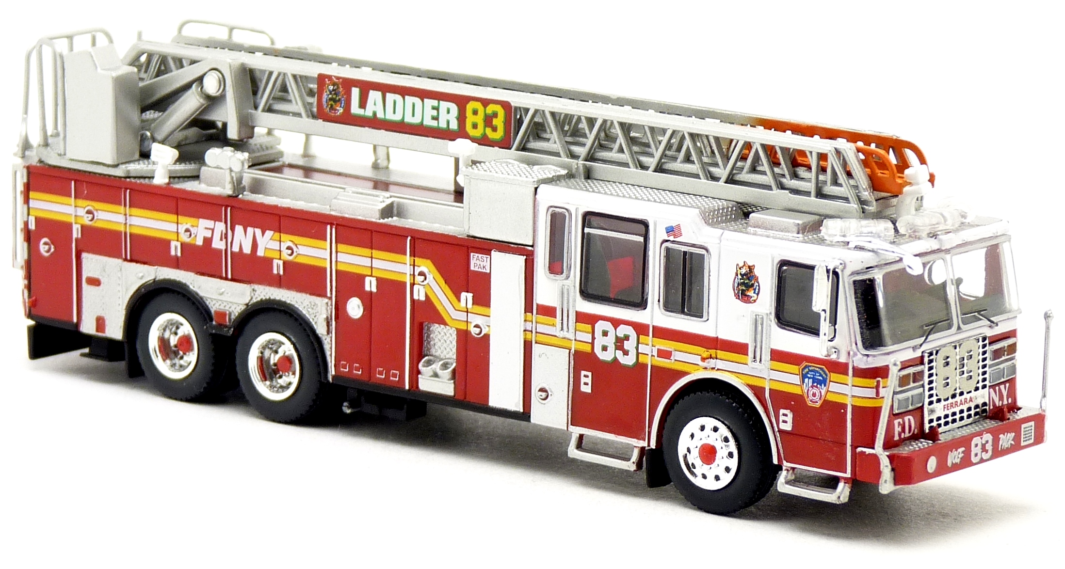 PCX87 870691 Ferrara Ultra Ladder FDNY 83 Staten Island Fire Department New York