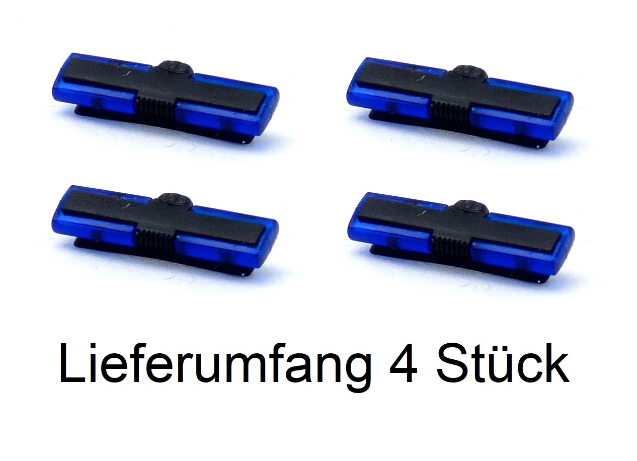 Techno 8000 Blaulichtbalken PKW / Transporter - blau / schwarz