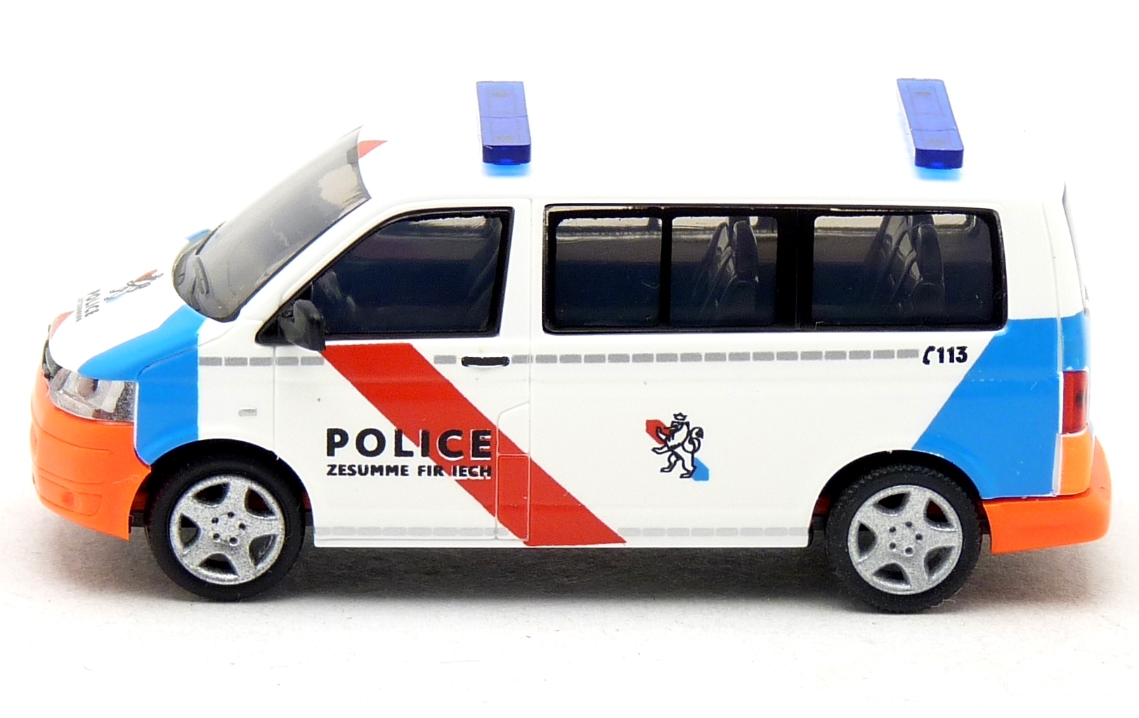 Rietze VW T5 GP - POLICE Luxemburg Autobahnpolizei