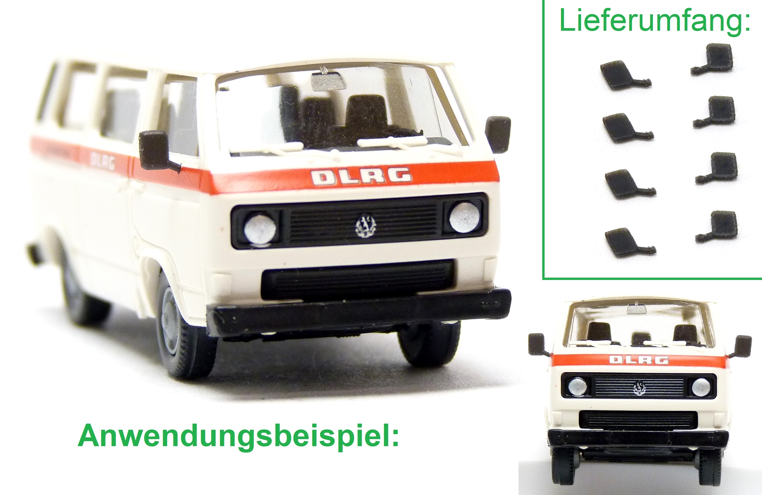 8x Außenspiegel für VW T3 Modelle