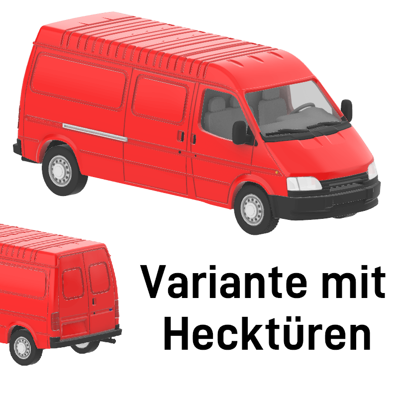 Ford Transit Mk4 LR Kasten mit Hecktüren - BAUSATZ