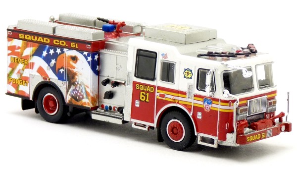 PCX87 870842 Seagrave Attacker FDNY Squad 61 Bronx Fire Department New York