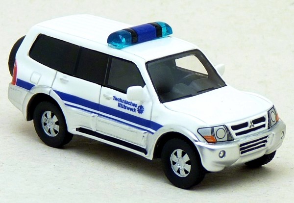 BoS 87896 Mitsubishi Pajero THW Weitverkehrstrupp
