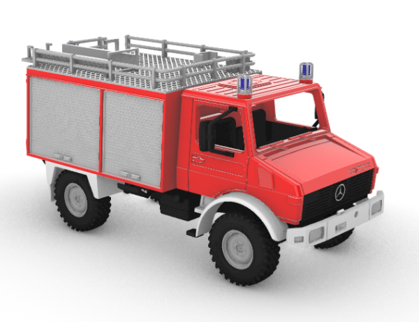 MB Unimog U1300 TLF 8/18 Schlingmann - BAUSATZ