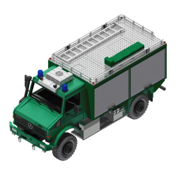 MB Unimog U2450L FLF 8/15+500P Bundespolizei