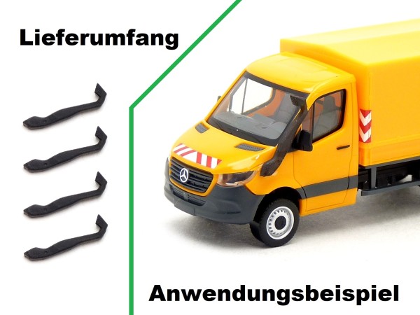 4x Schnorchel passend für MB Sprinter Modelle