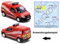 Decalbogen - MB Citan KdoW Feuerwehr Bremen Decalbogen - MB Citan KdoW Feuerwehr Bremen