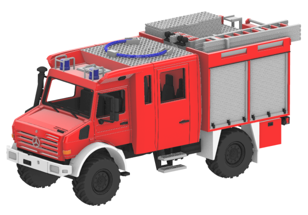 MB Unimog U5000 LF 10 Feuerwehr Löningen - BAUSATZ